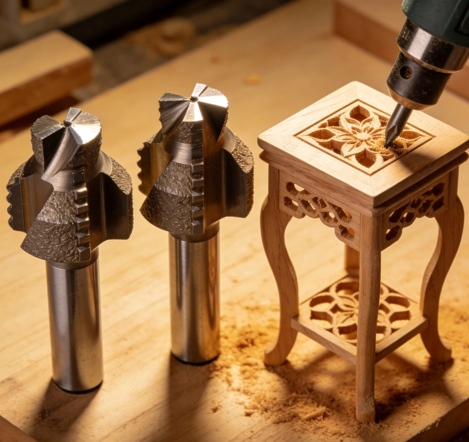 12pcs Woodworking Milling Cutter Set