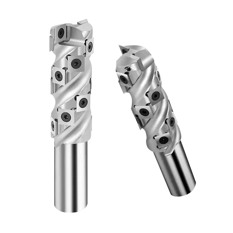 Replaceable Insert Spiral Milling Cutter